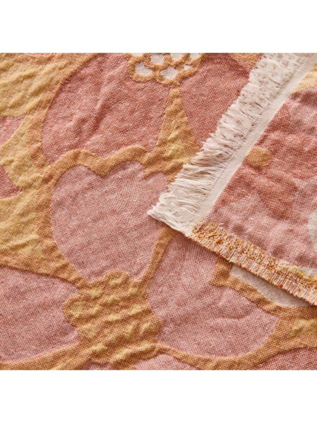 Kahverengi Soft Earthy Çift Kişilik Müslin Pike - Kiremit - 230x240 cm-1