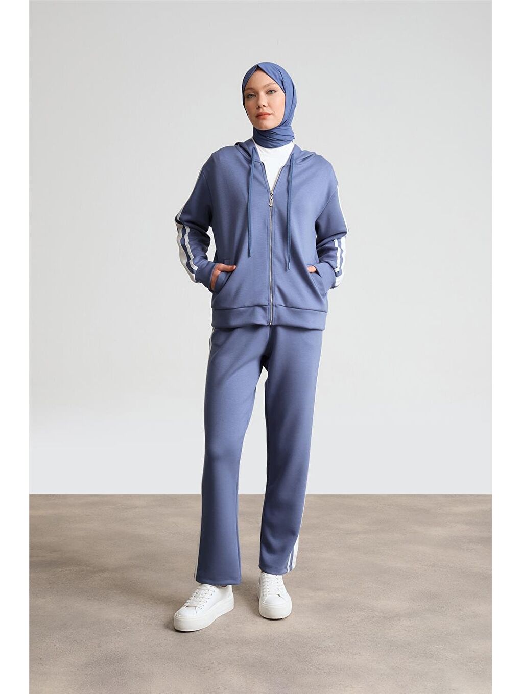 Mavi Eşofman Takımı 23Kd2846 İndigo-1
