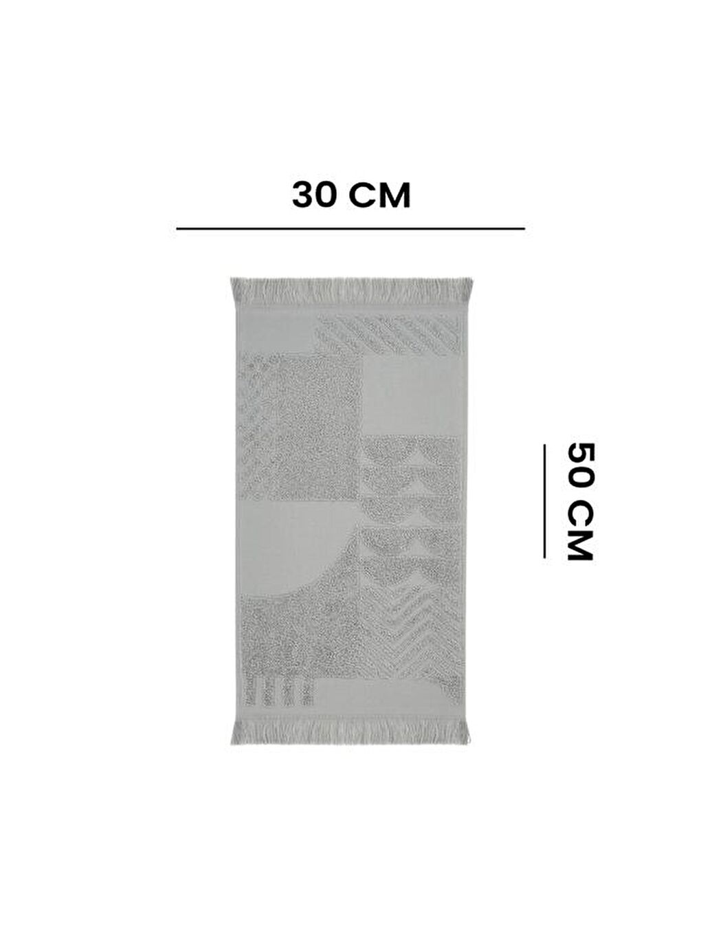 Noir El Havlusu N3 Gri 30x50 cm-4