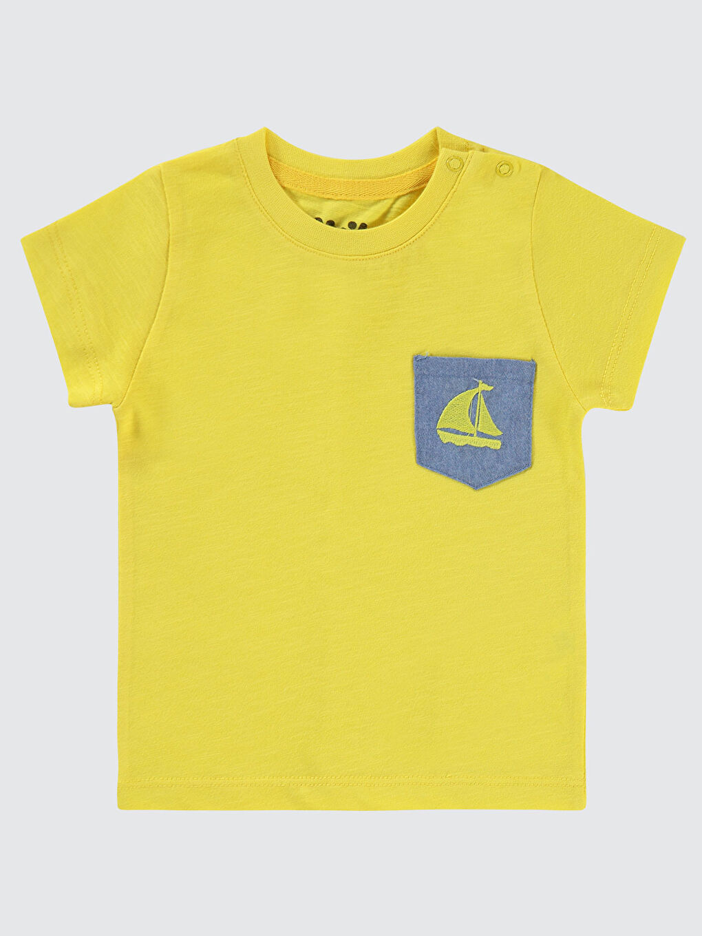 Civil Sari Baby Erkek Bebek Tişört 6-18 Ay Canlı Sarı