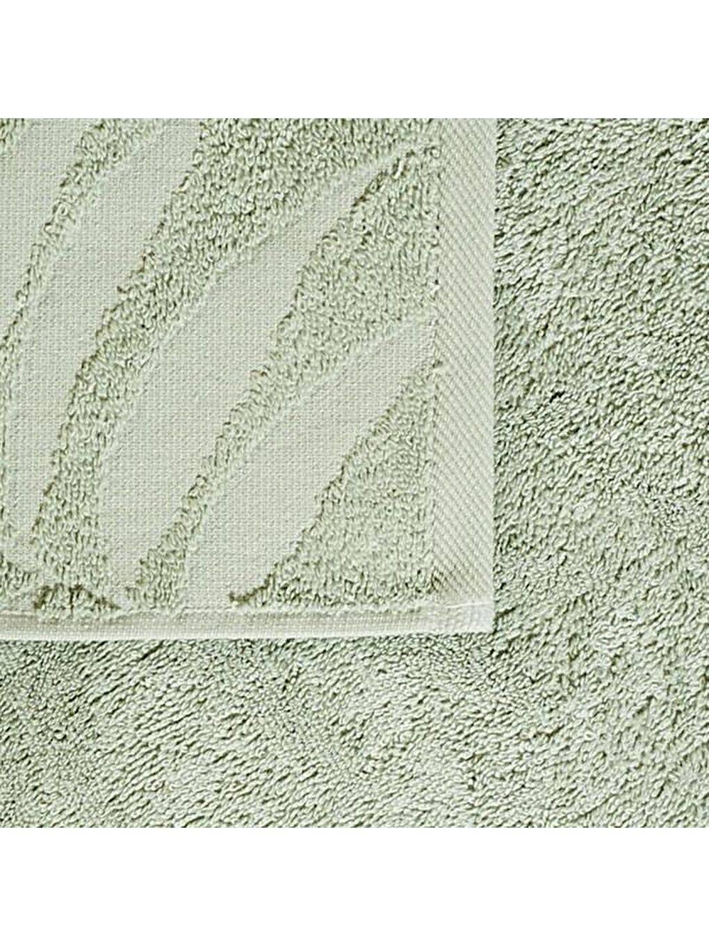 Botanical Yüz Havlusu - Yeşil - 50x80 cm-1