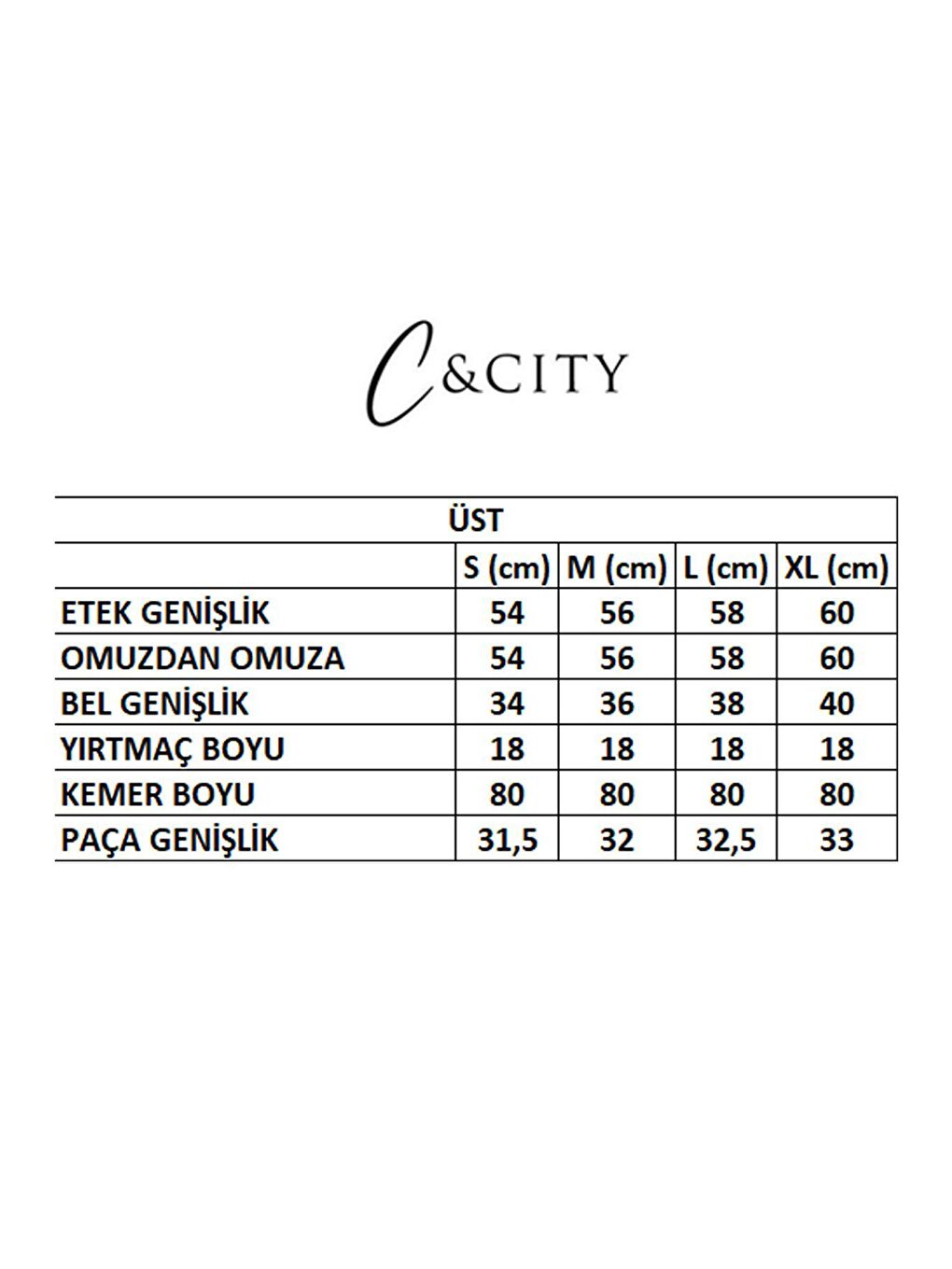 C&City Siyah Desenli Viskon Kısa Kol Pijama Takım 9081 Siyah - 5