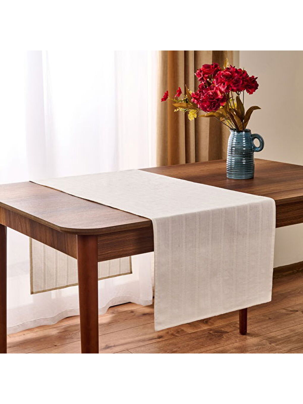 Soft Breeze Runner - Kırık Beyaz - 40x135 cm-1