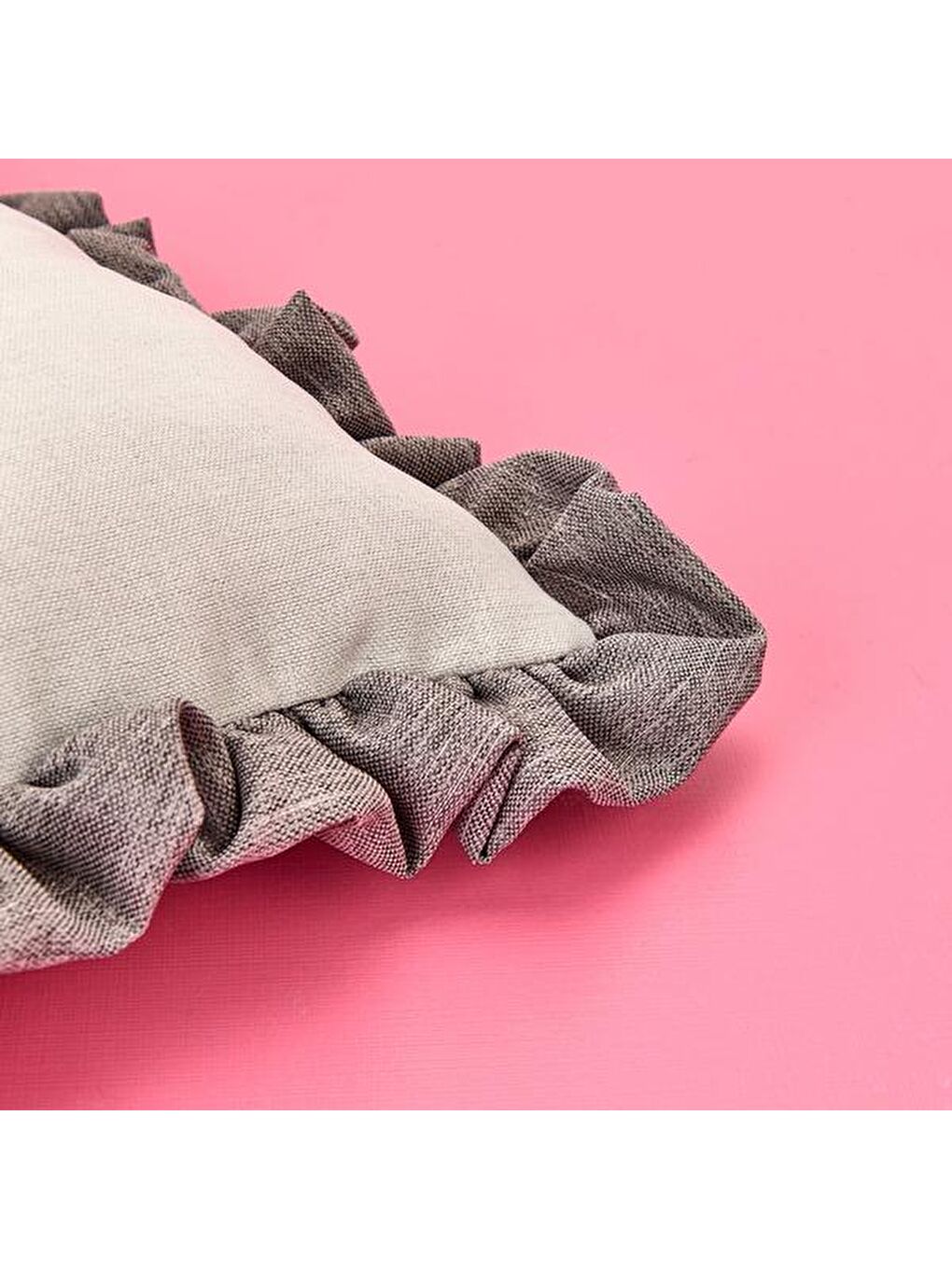 Soft Maia Sandalye Minderi - Gri - 40x40 cm-3