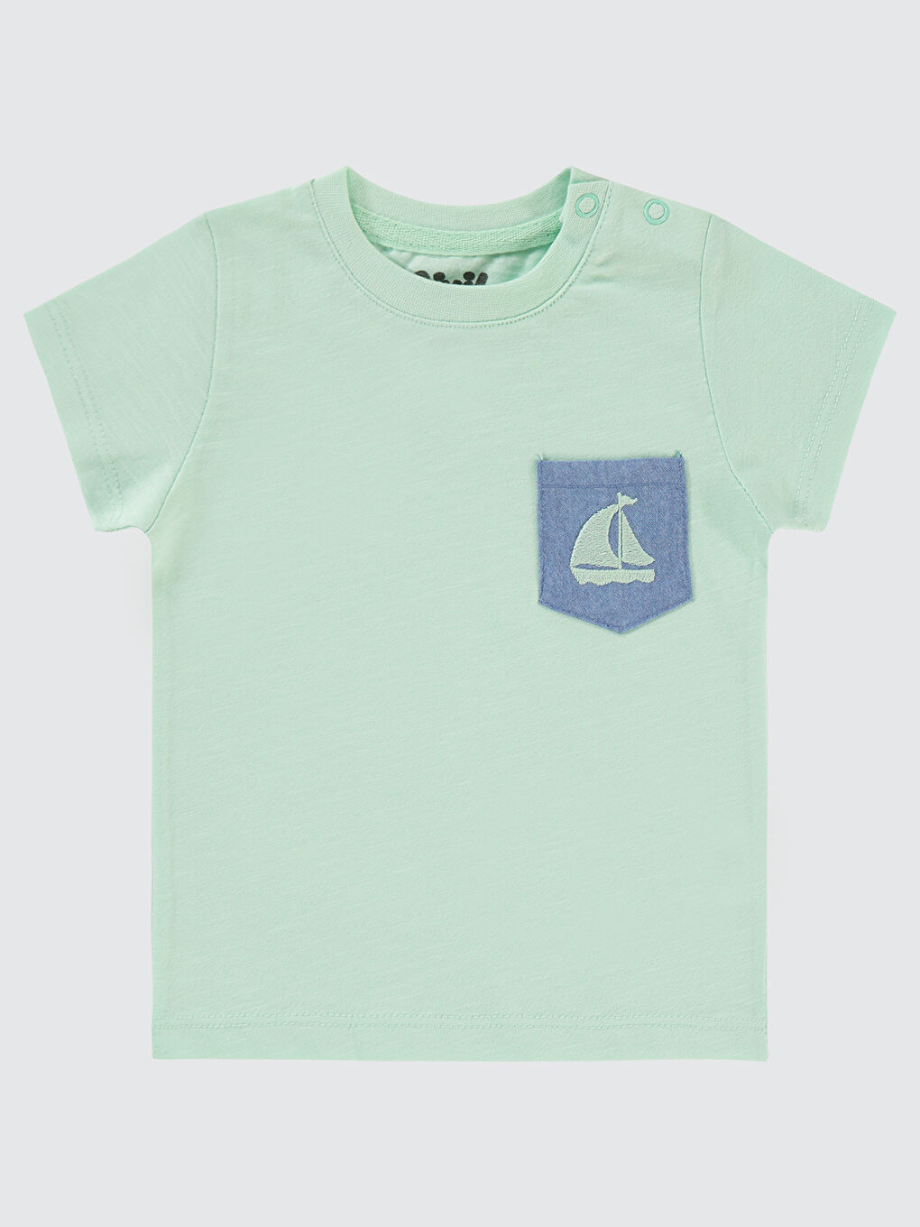 Civil Yeşil Baby Erkek Bebek Tişört 6-18 Ay Mint