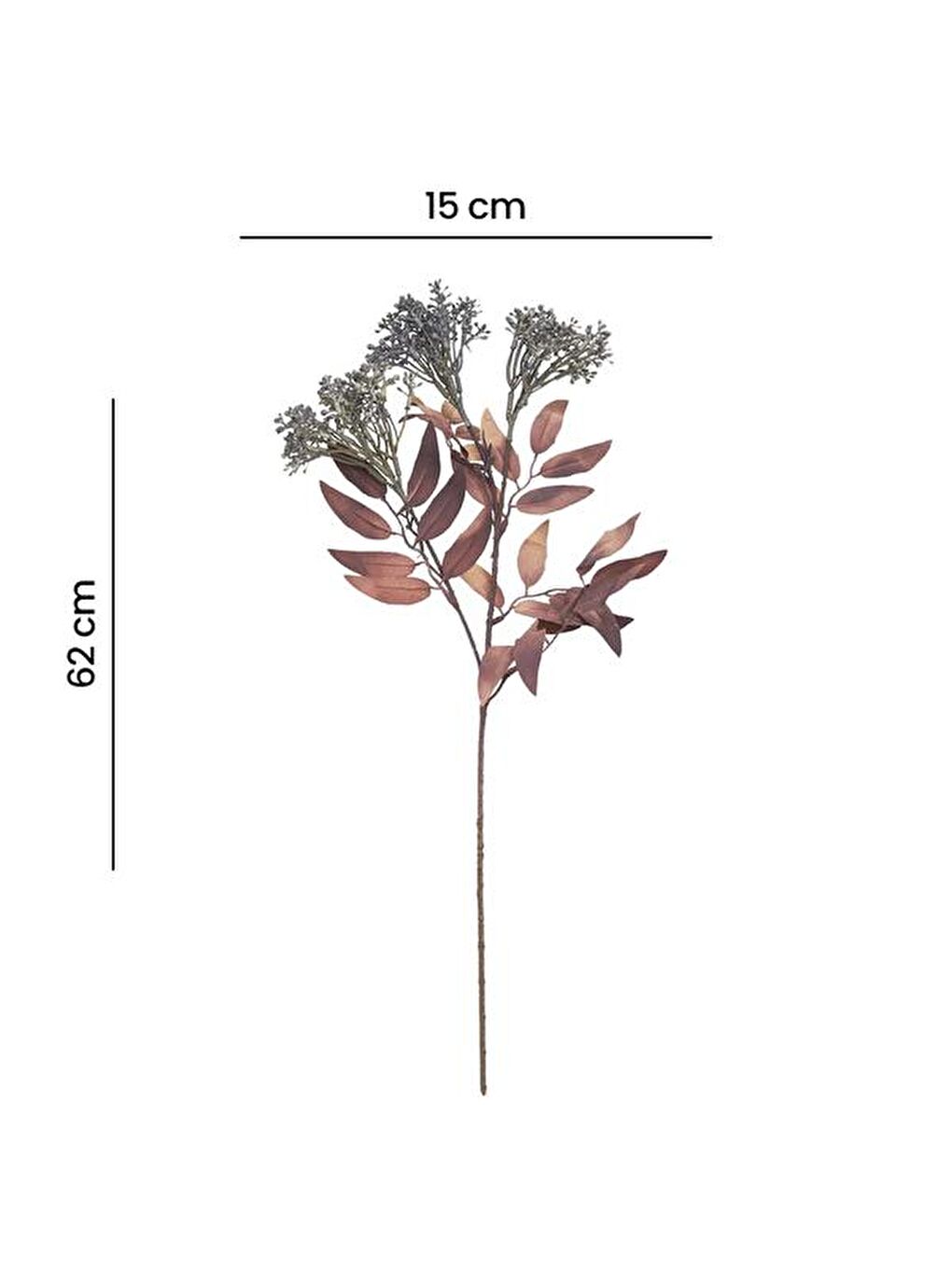 Pembe Dekoratif Baby Breath Yapay Çiçek - Gülkurusu - 62 cm-4