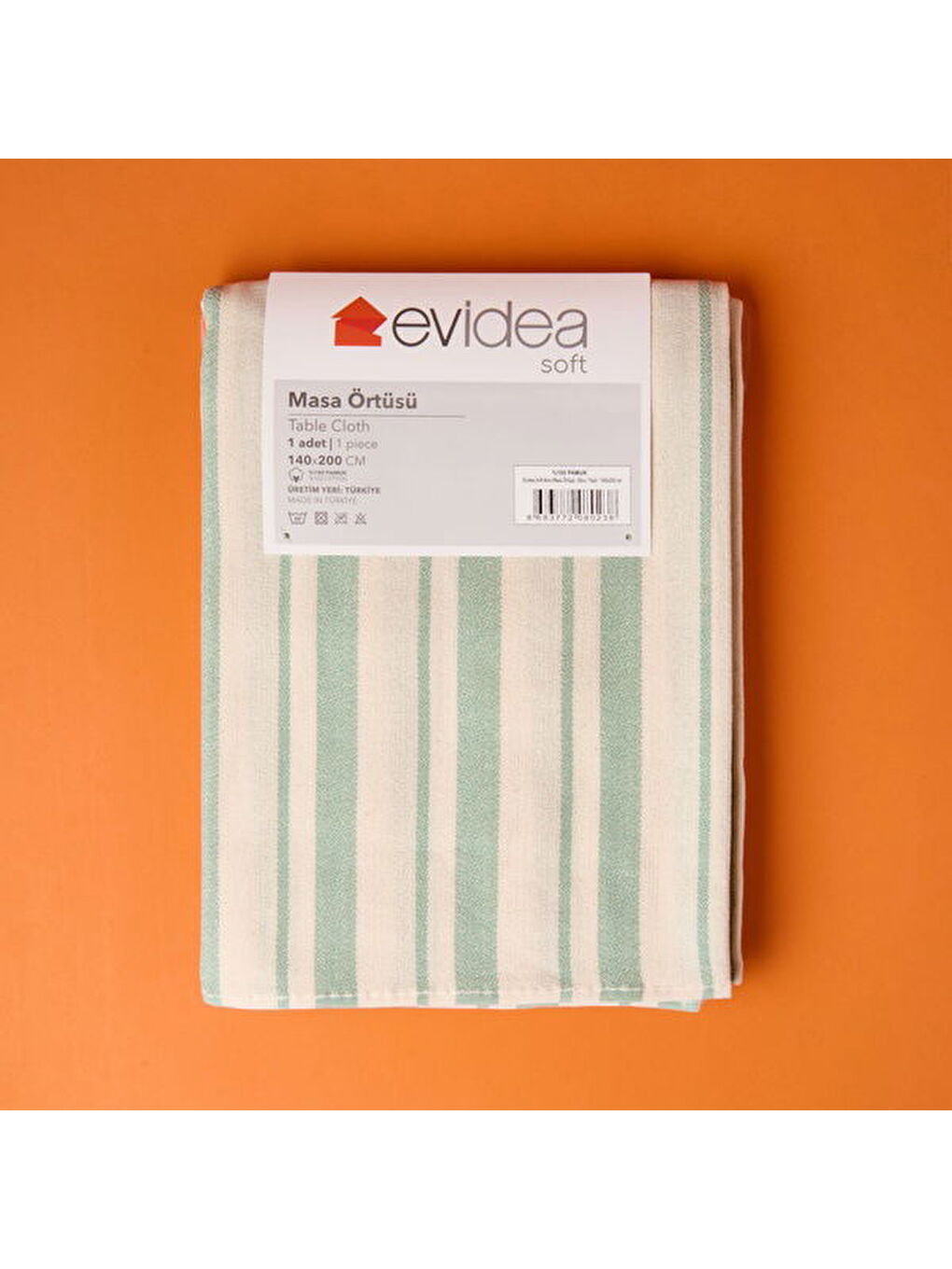 Lila Soft Alno Masa Örtüsü - Ekru / Yeşil - 140x200 cm-3