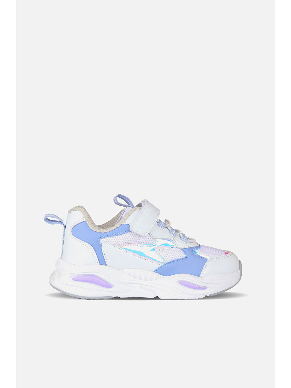 Brenda Hafif Kız Çocuk Beyaz/Lila Spor Ayakkabı
