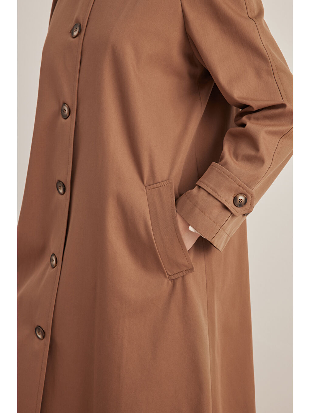 Kahverengi 7161112 Reglan Trençkot-2