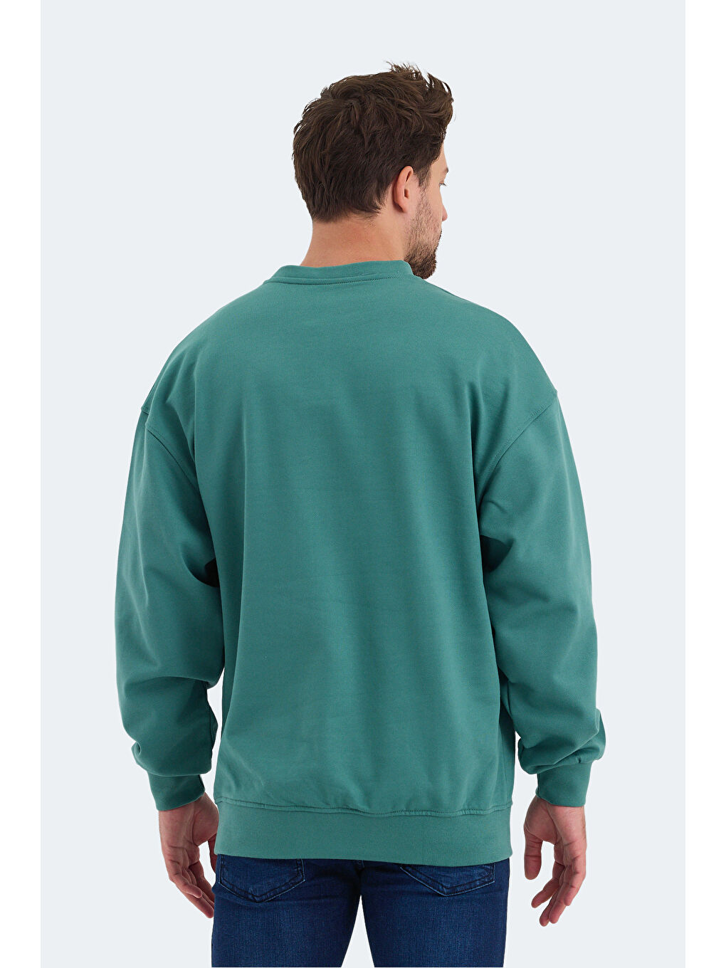 SLAZENGER VADIK Erkek Sweatshirt Yeşil - 1