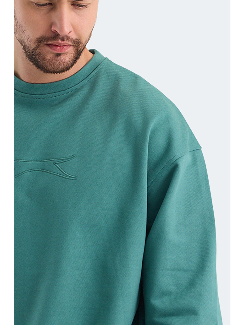 SLAZENGER VADIK Erkek Sweatshirt Yeşil - 5