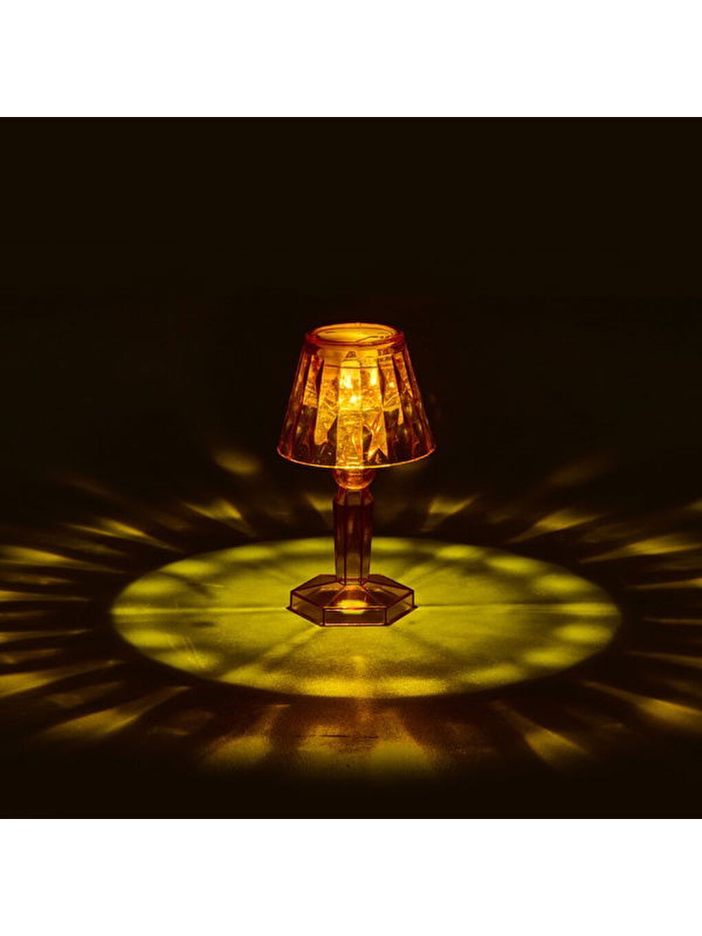 Sarı Led Dekoratif Aydınlatma - Amber - 12 cm-1