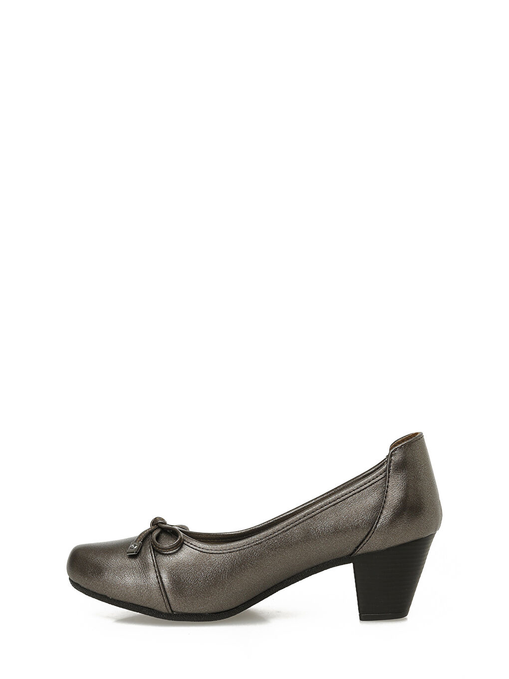 Sarı 167045.PZ5PR Bronz Kadın Topuklu Ayakkabı-2