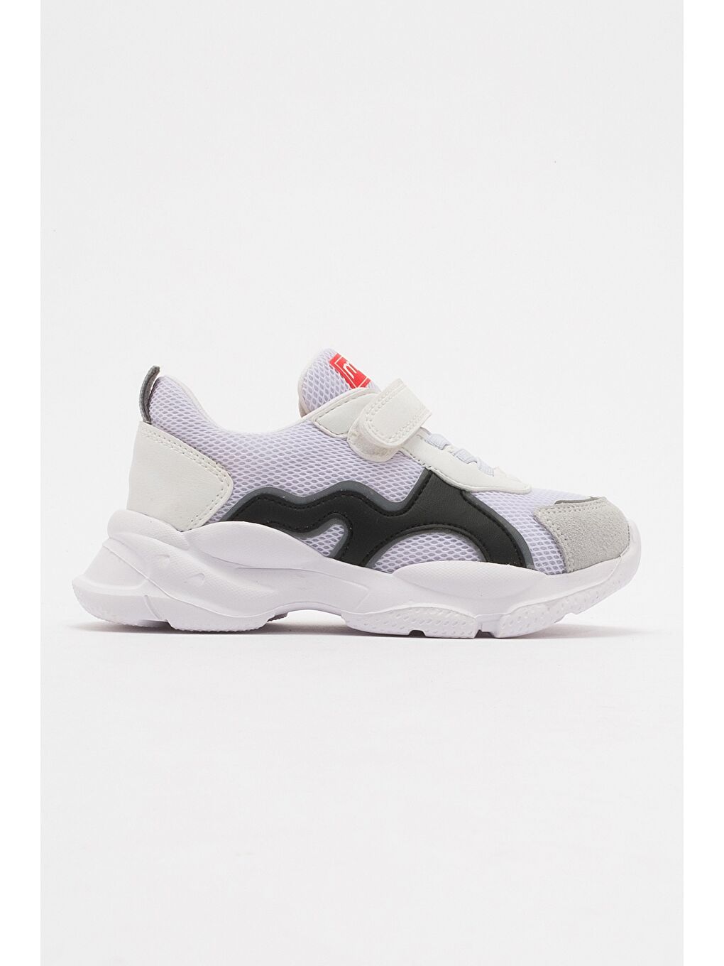 Erkek Çocuk Beyaz Hakiki Deri Günlük Spor Ayakkabı-1