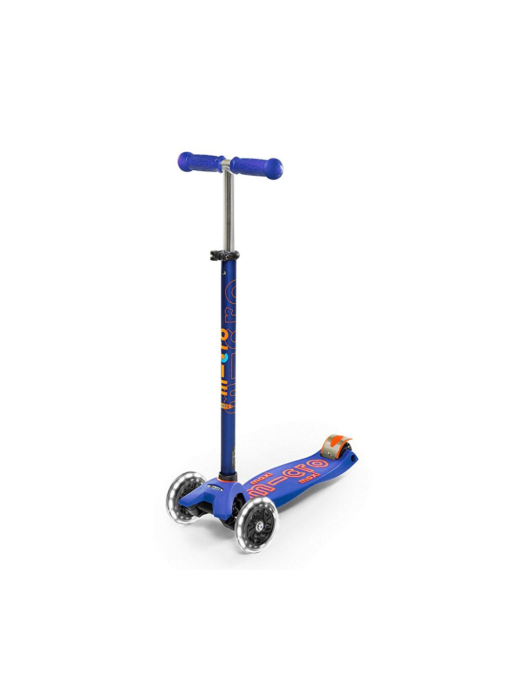 Micro Mavi Maxi Deluxe LED 3 Tekerlekli Scooter Blue