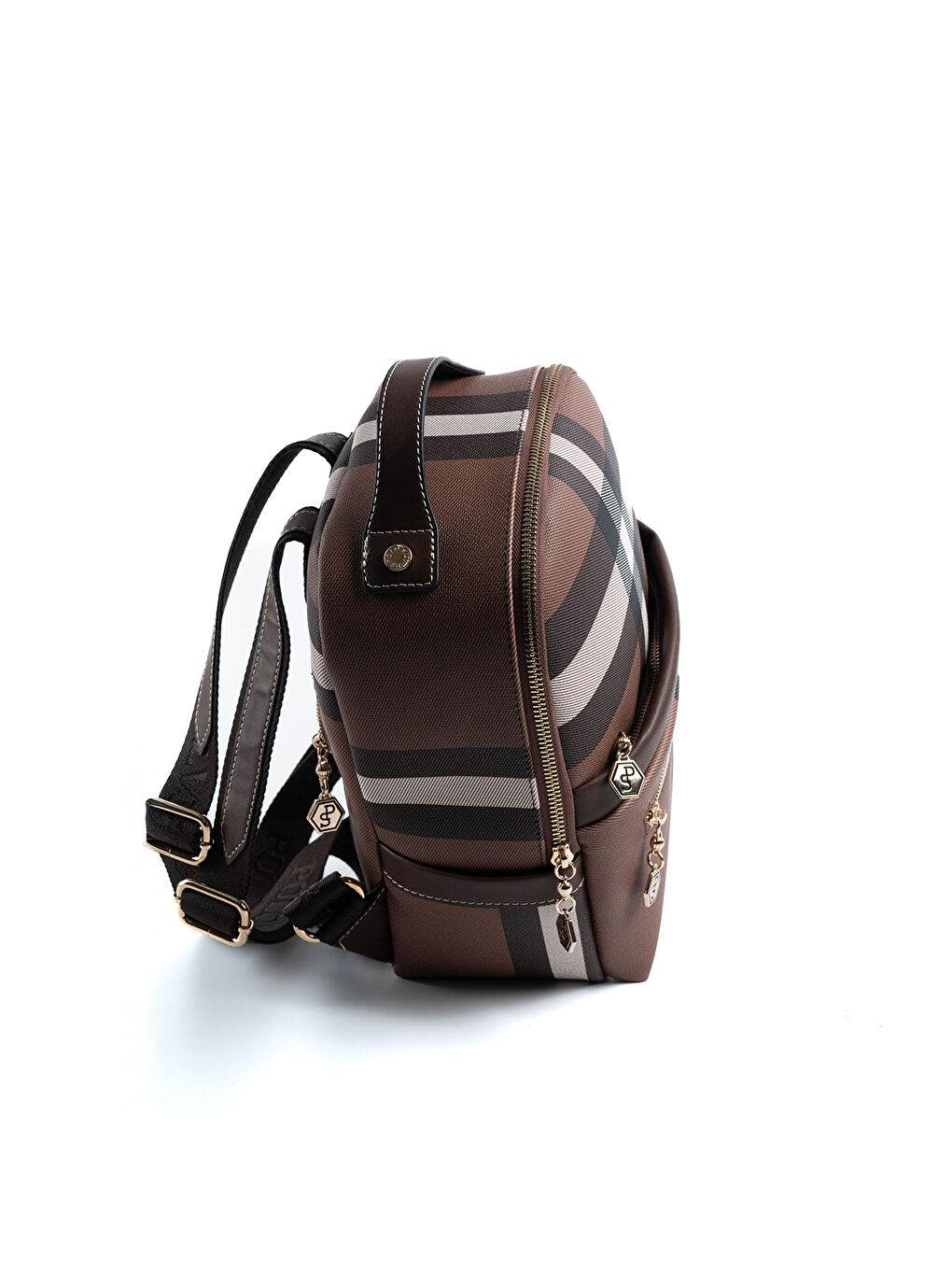 Kahverengi Kadın Sırt Çantası 1061-48058 SILVER POLO MK85 Koyu Kahve-Mat Kahve-2