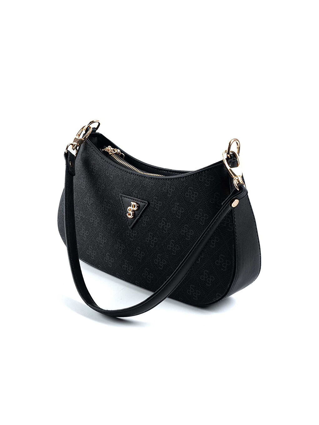 Siyah Kadın Çapraz Çanta 1251-47930 SILVER POLO M178 SİYAH-MAT SİYAH-5