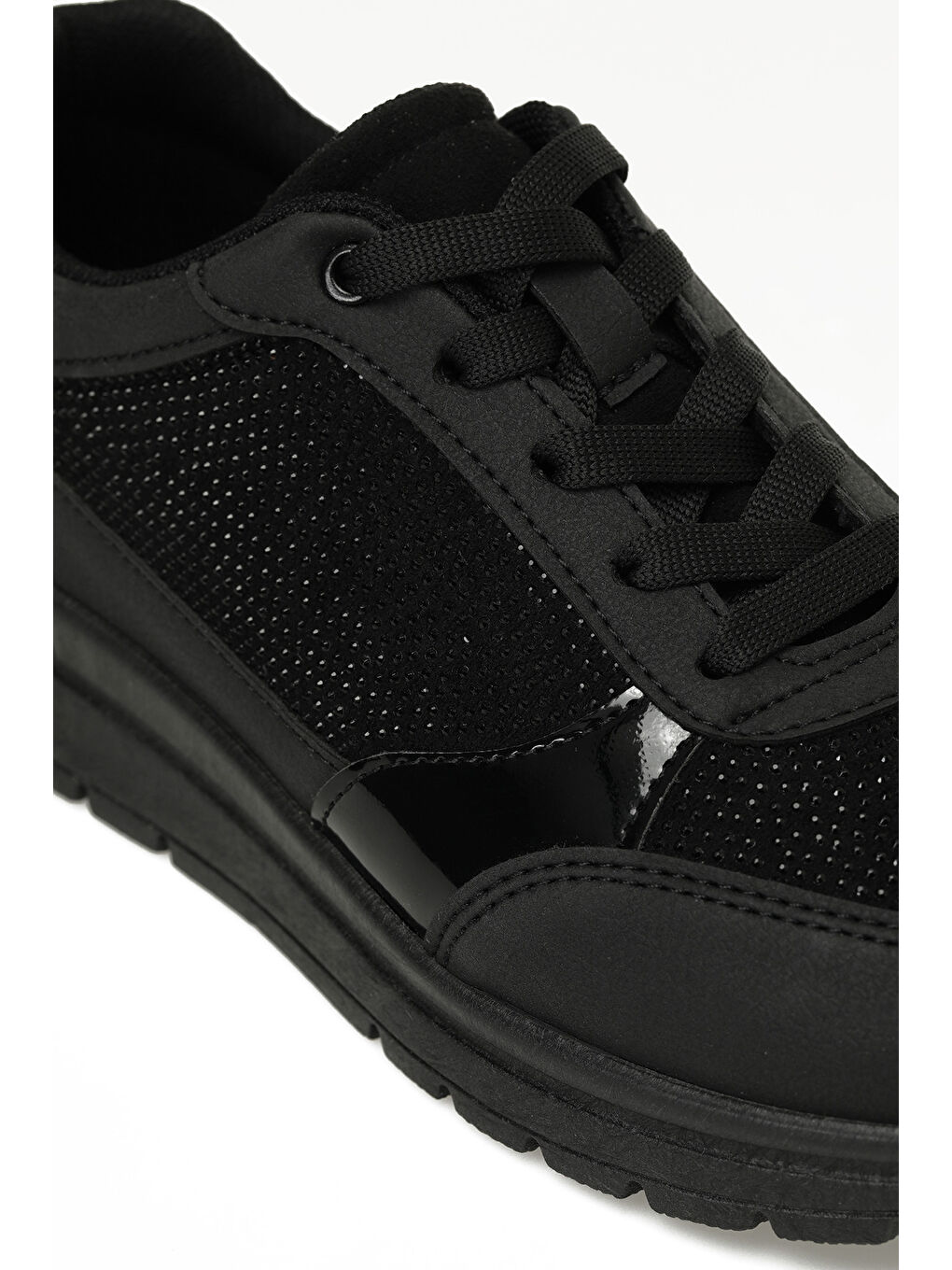 324545T.Z 5PR Siyah Kadın Spor Ayakkabı-6