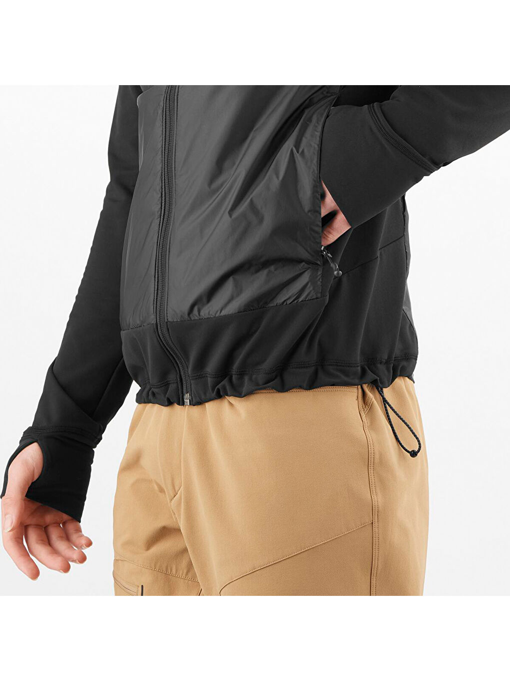 Elixir Hybrid Hd Insul Erkek Siyah Outdoor Ceketi-4