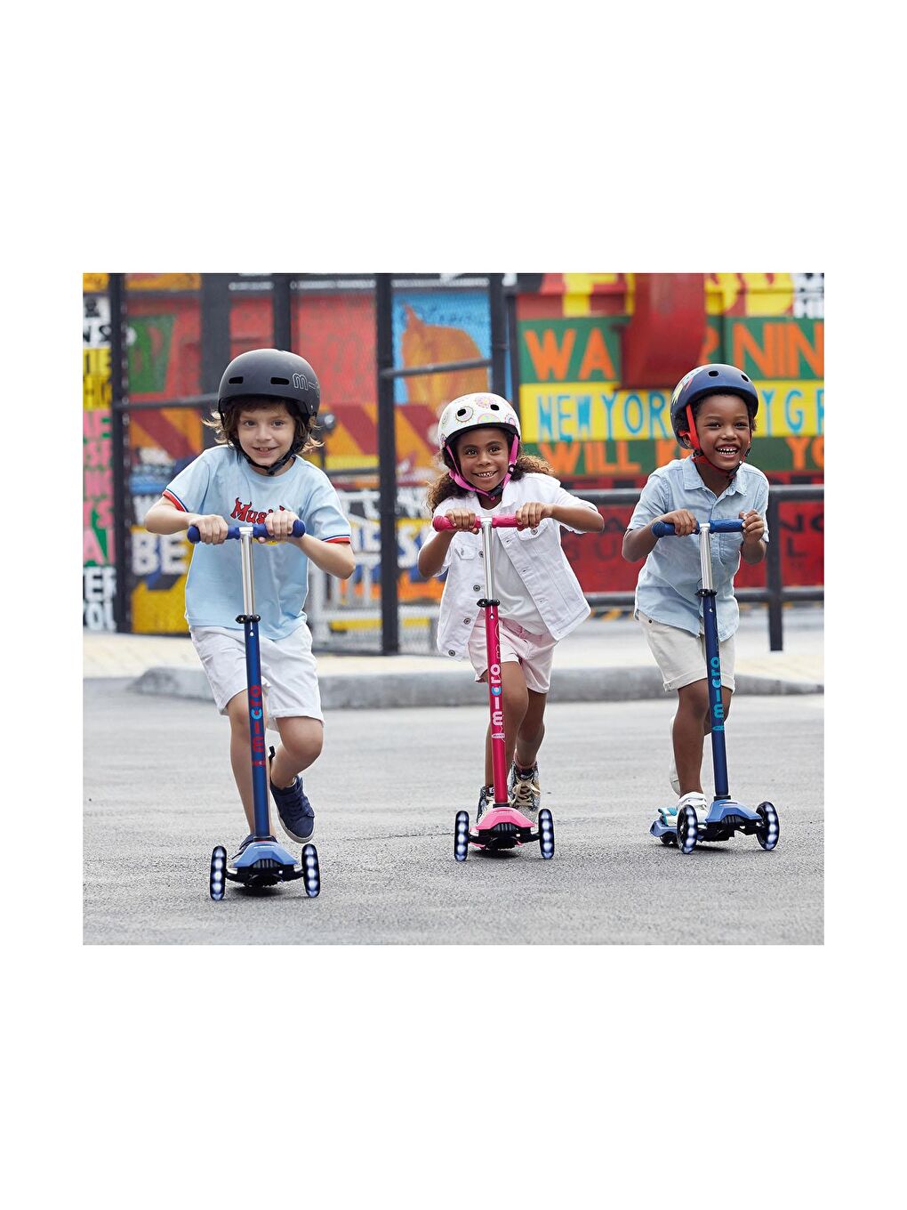 Maxi Deluxe LED 3 Tekerlekli Scooter Purple-3