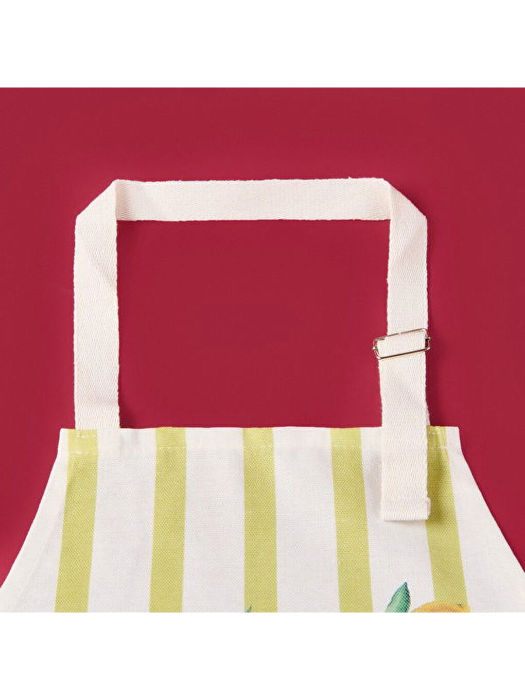 Lila Soft Lime Cello Helios Mutfak Önlüğü - Sarı / Ekru - 54x78 cm-2