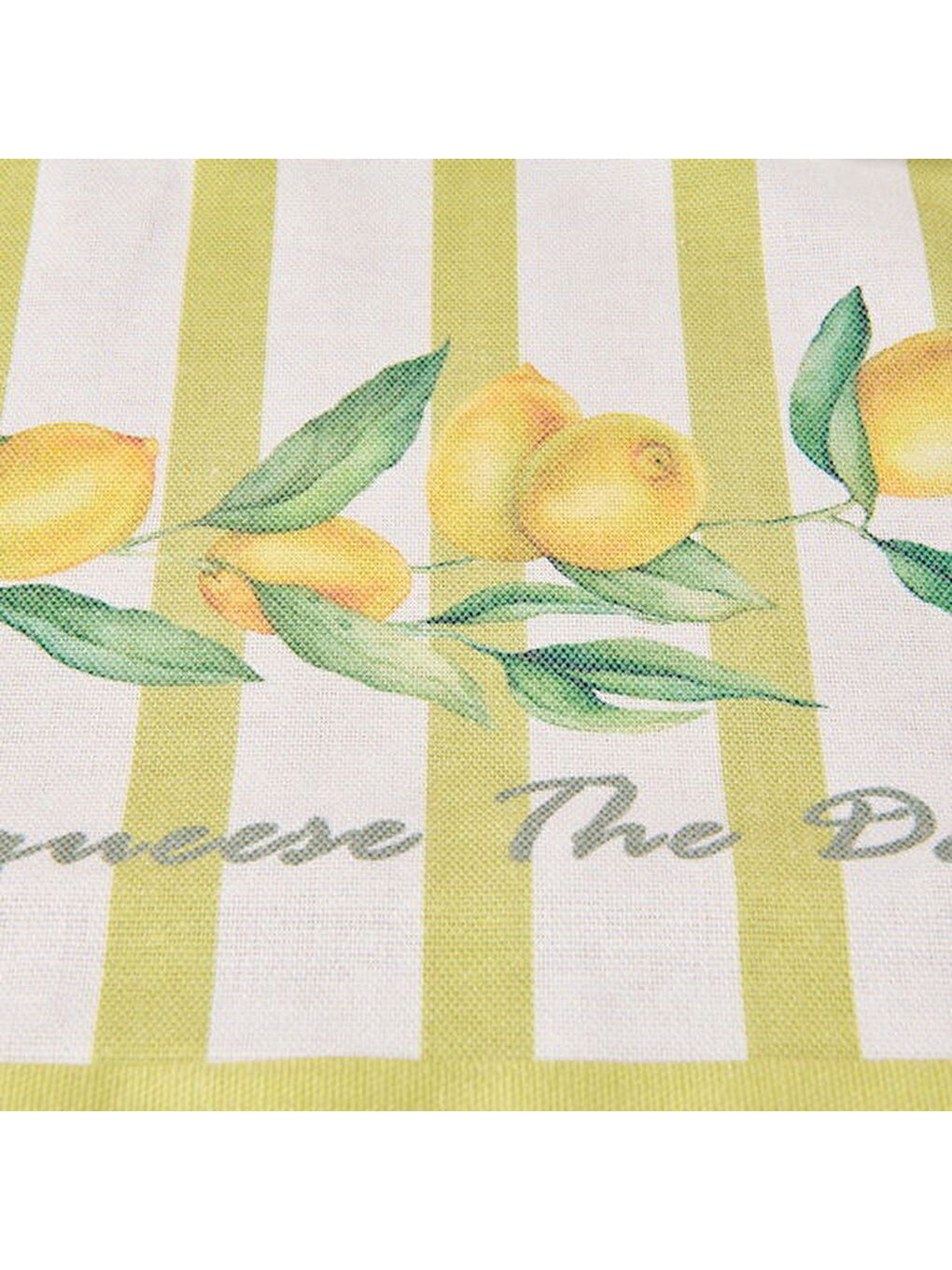 Lila Soft Lime Cello Helios Mutfak Önlüğü - Sarı / Ekru - 54x78 cm-3