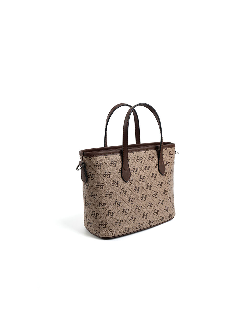 Bej Kadın Omuz Çantası 1185-47859 SILVER POLO BAYAN ÇANTASI M178 KOYU BEJ-MAT KAHVE-4