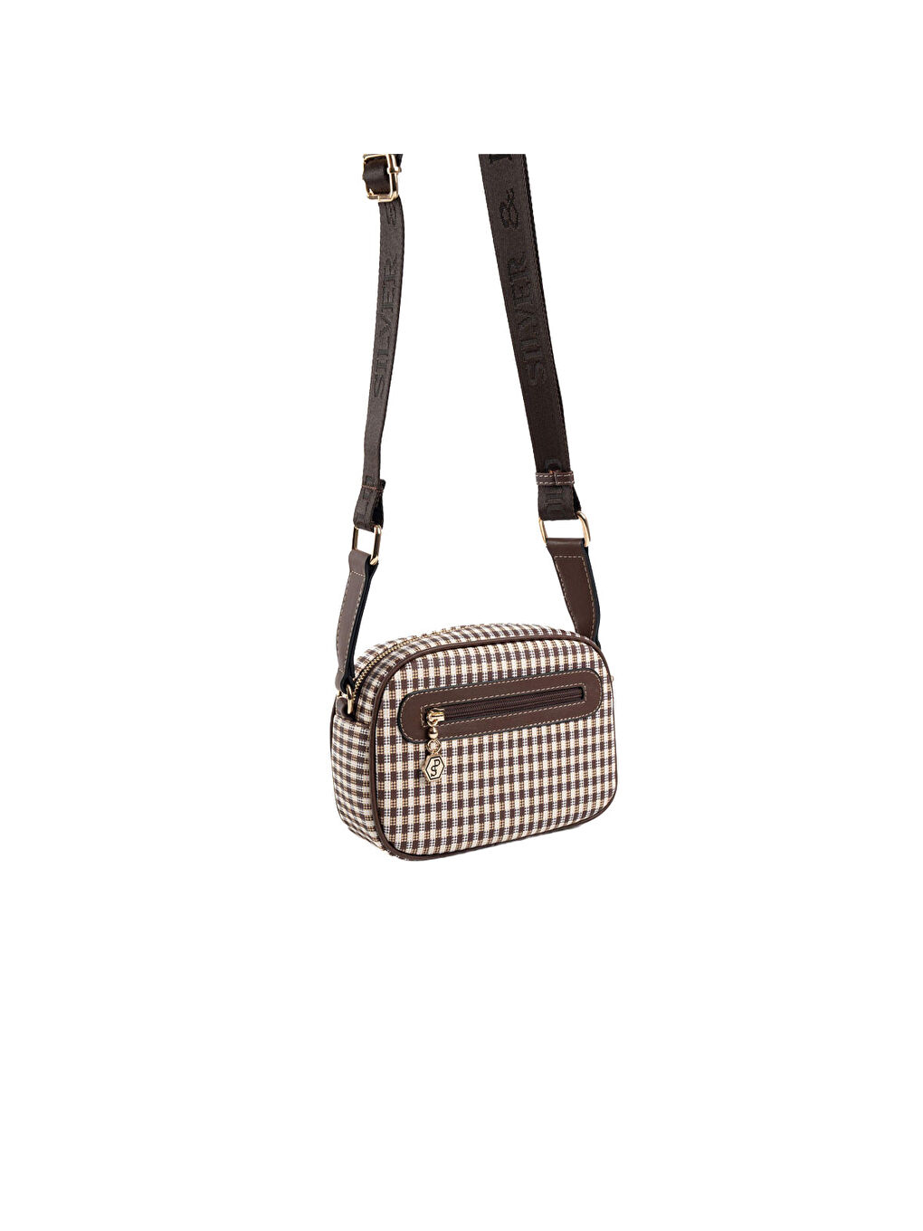 Kahverengi Kadın Çapraz Çanta 1111-47420 SILVER POLO ÇAPRAZ BAYAN ÇANTASI M191 KAHVE SARI-MAT KAHVE-4