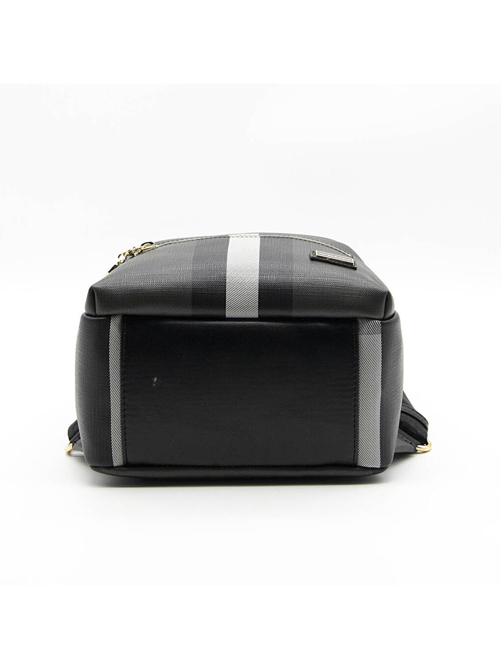 Siyah Kadın 1061-39321 SILVER POLO SIRT ÇANTASI M129 SİYAH-MAT SİYAH-4