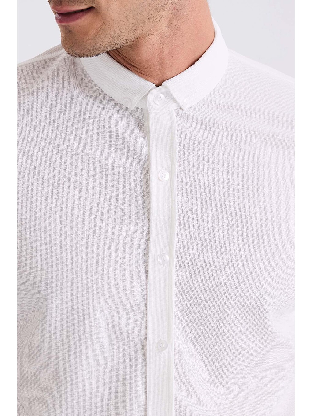 Beyaz Slim Fit Gömlek-2