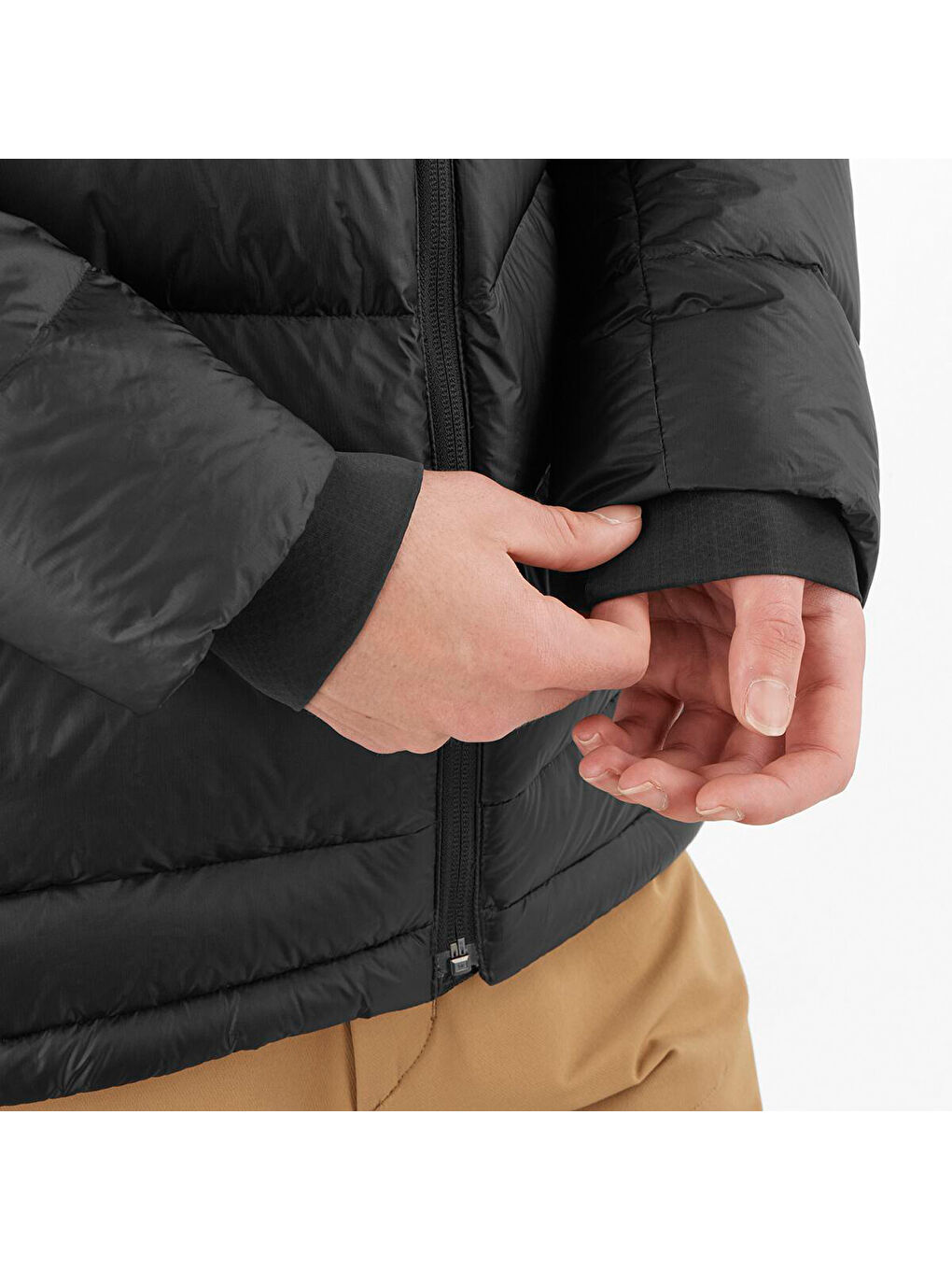 Elixir Ultra Down Parka Erkek Siyah Outdoor Ceketi-4