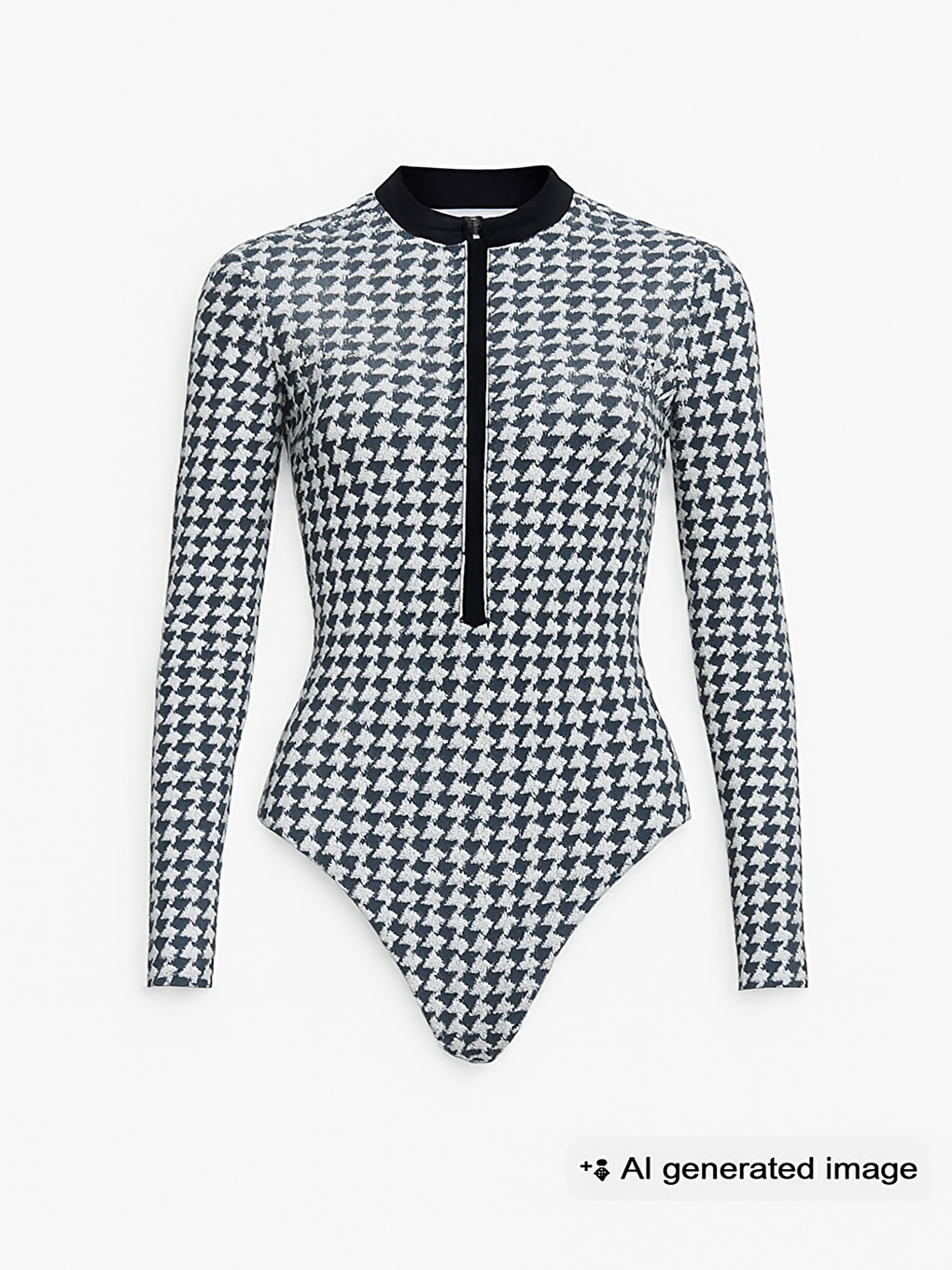 Siyah DESENLİ FERMUARLI SURF MAYO GEOMETRİK