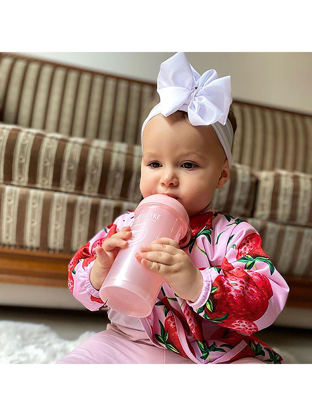 Pipetli Alıştırma Bardağı 6+m Pembe 360 ml-2