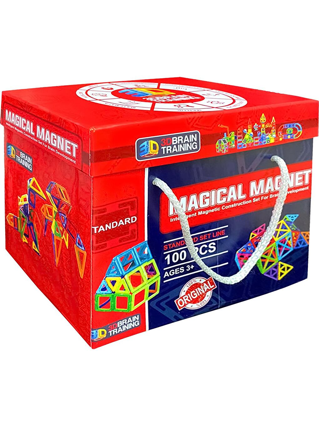 Başel Oyuncak Başel Magical Magnet 100 Parça Oyun Seti