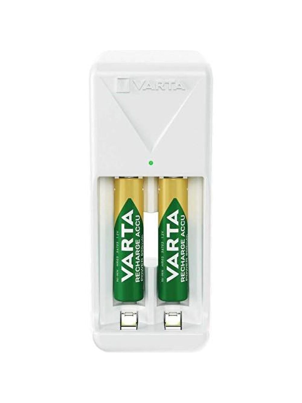 Varta Beyaz Mini Charger Şarj Cihazı + 2 Adet 800mAh AAA Şarj Edilebilir Pil - 1