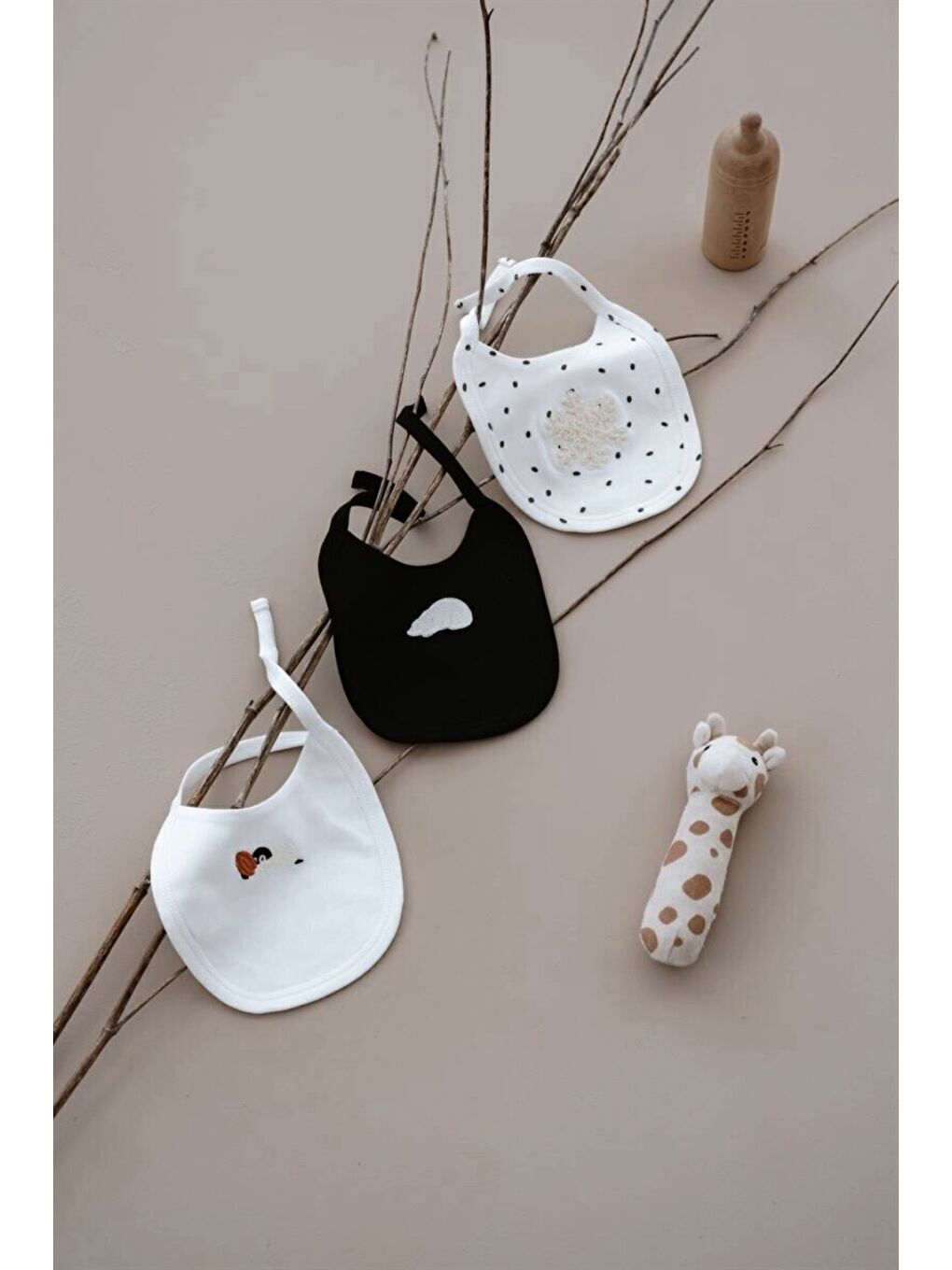 3lü Winter Serisi Biyeli Önlük-1