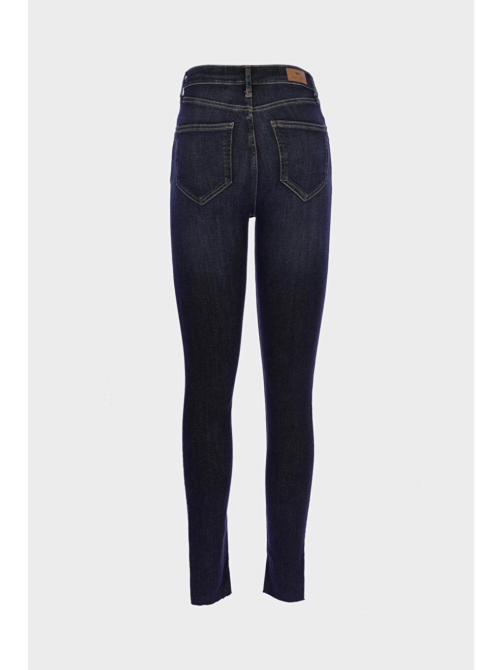 CROSS JEANS Koyu Mavi Judy Koyu Mavi Yüksek Bel Fermuarlı Skinny Fit Jean Pantolon C 4521-249 - 1