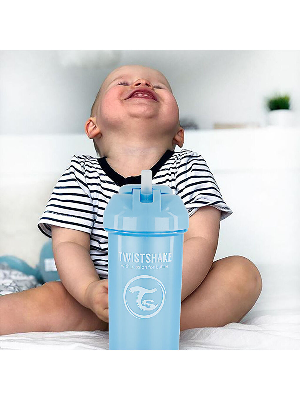 Pipetli Alıştırma Bardağı 6+m Mavi 360 ml-2