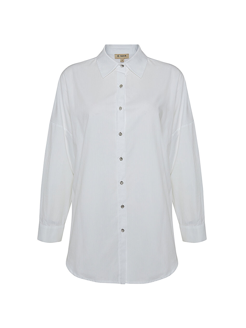 Beyaz Basic Pamuk Bluz