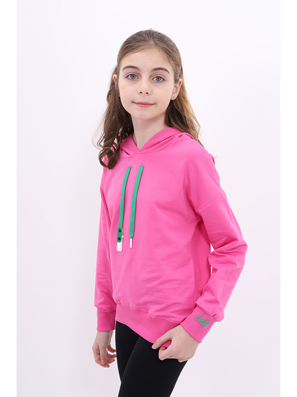 Toontoykids Fuşya Kız Çocuk Nakışlı Sweatshirt - 1