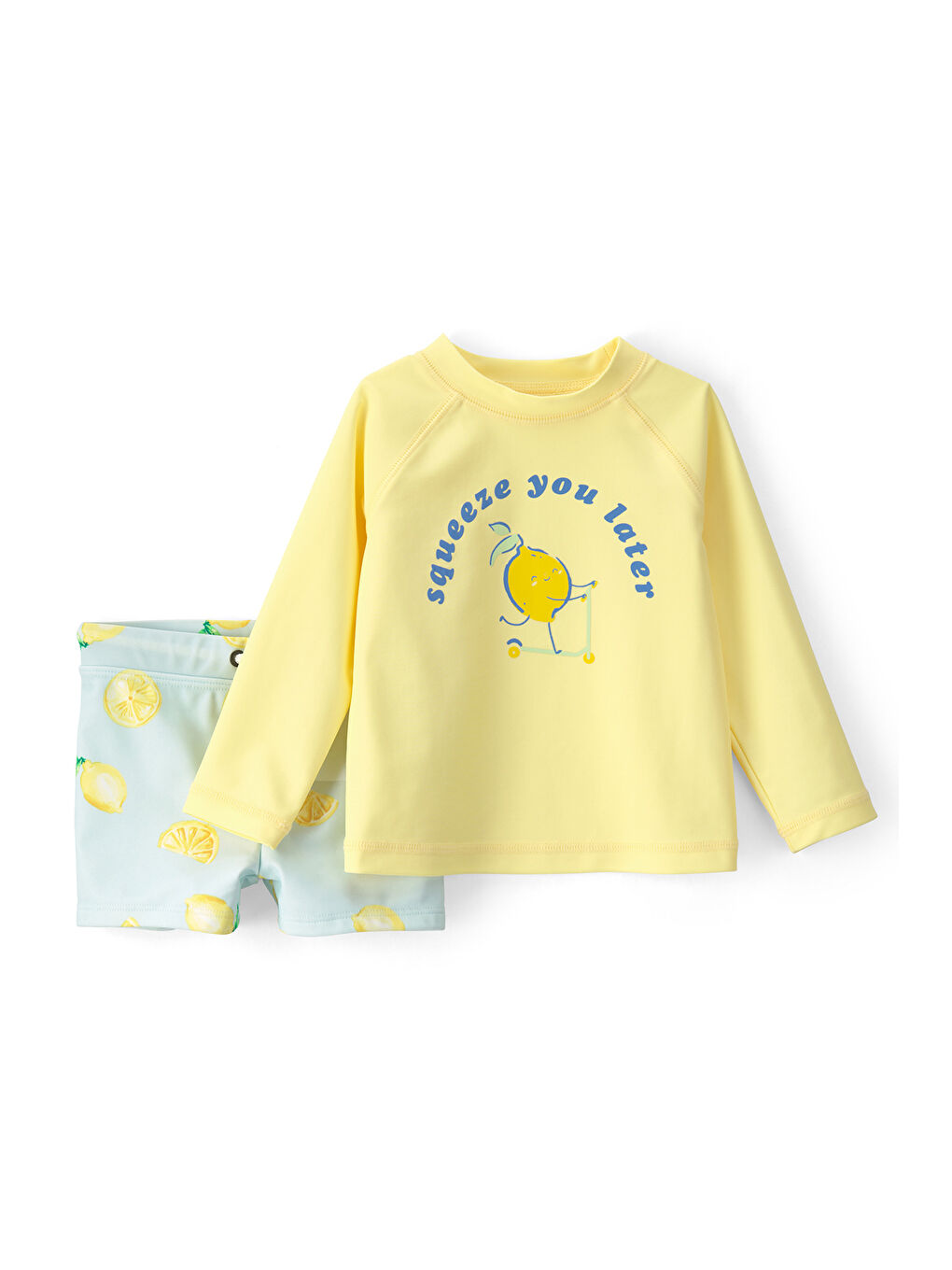 Karışık Erkek Bebek Güneş Koruyucu Mayo Set 6 Ay-24 Ay Çok Renkli