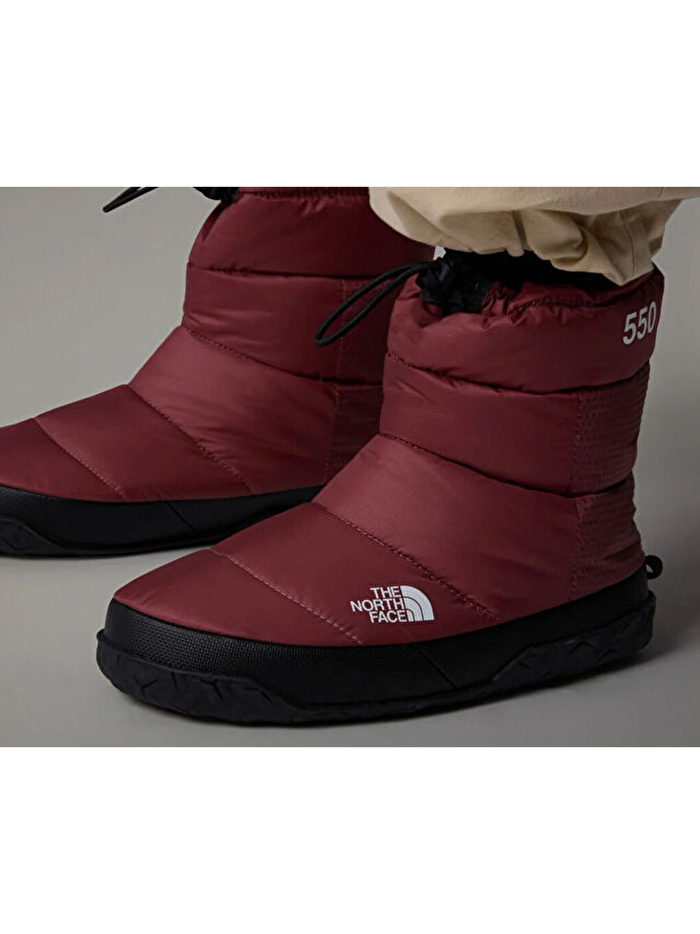 W Nuptse Apres Bootie Kadın Outdoor Botu (550 Dolgu Kaz Tüyü) Nf0a5lwc8ım1 Kırmızı-1