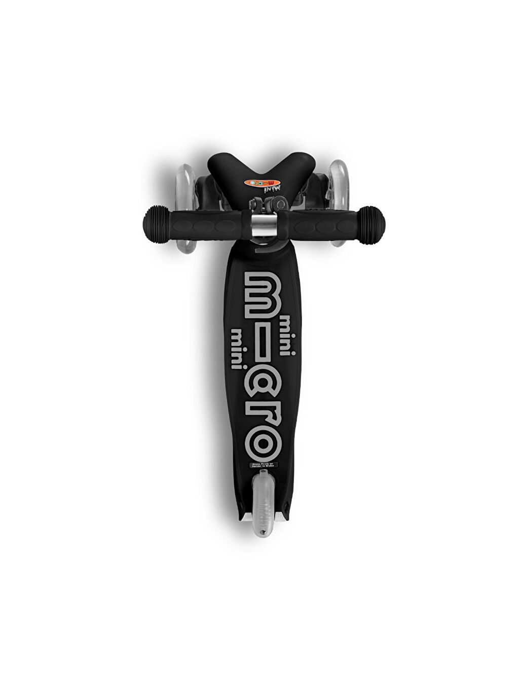 Micro Siyah Mini Deluxe 3 Tekerlekli Scooter Black - 1