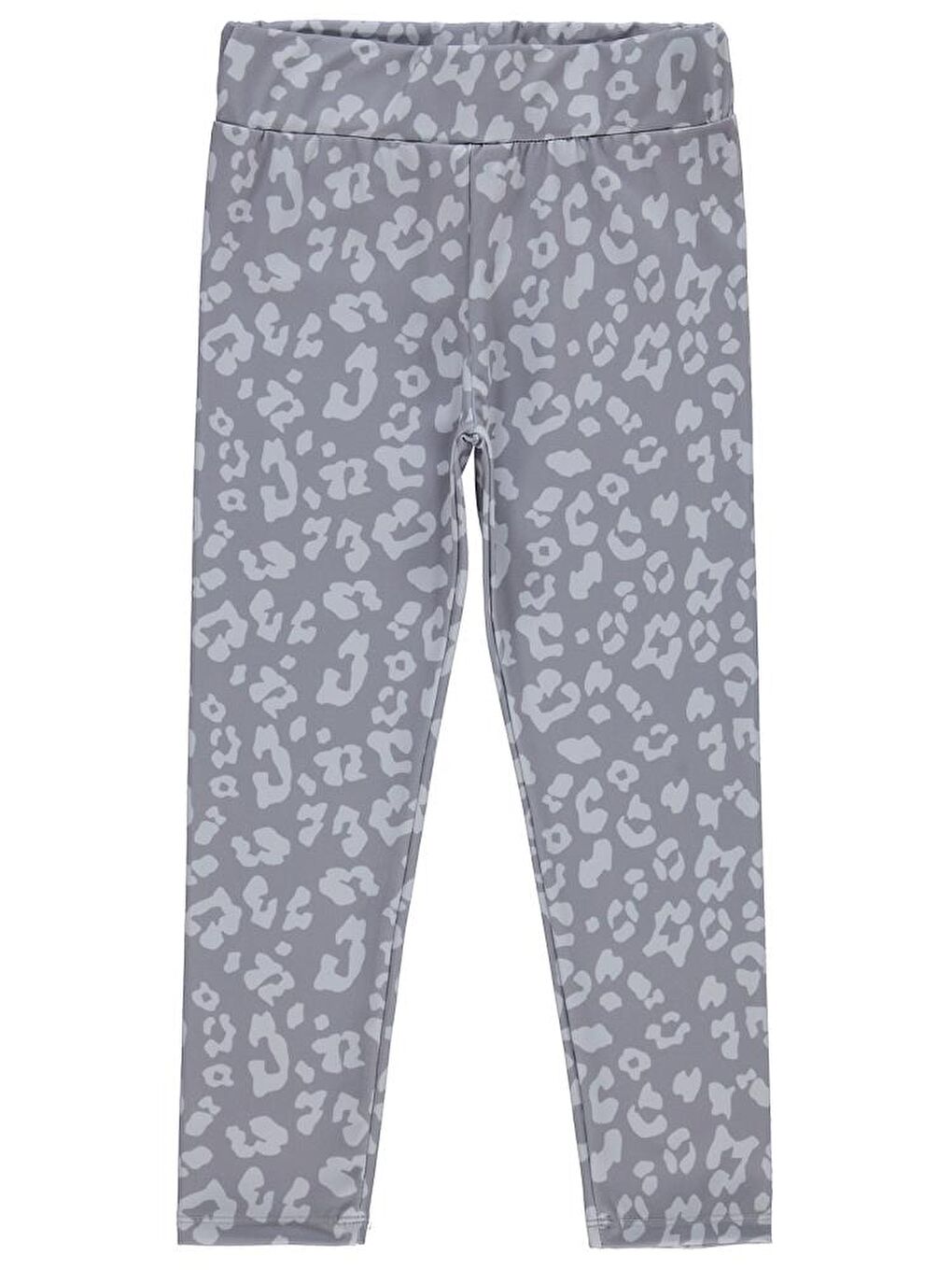 Gri Girls Leopar 6-9 Yaş Tayt
