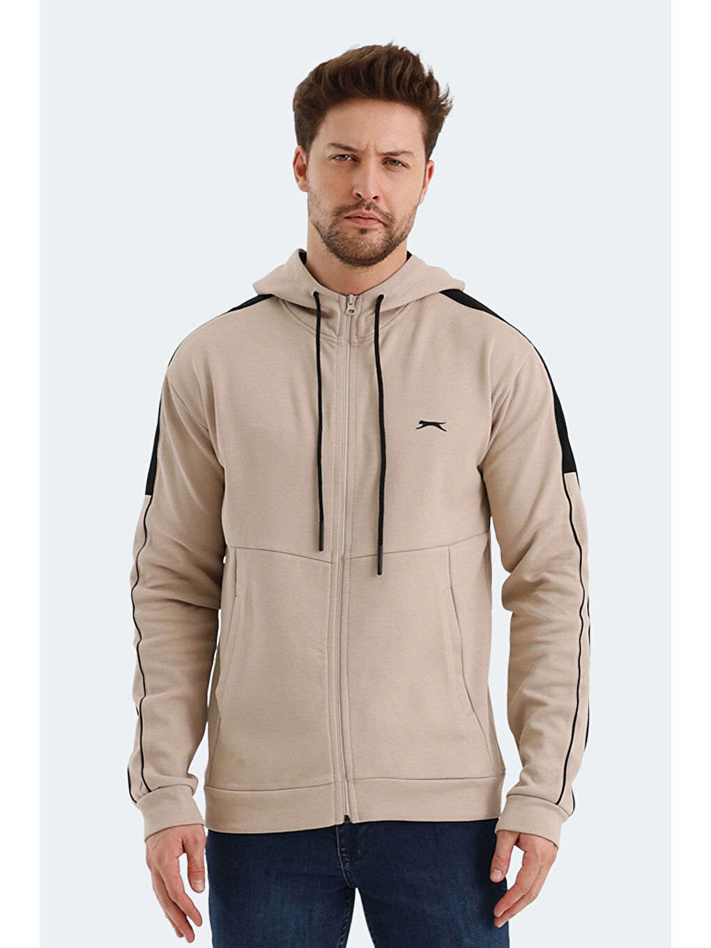 SLAZENGER VALERYA Erkek Sweatshirt Bej