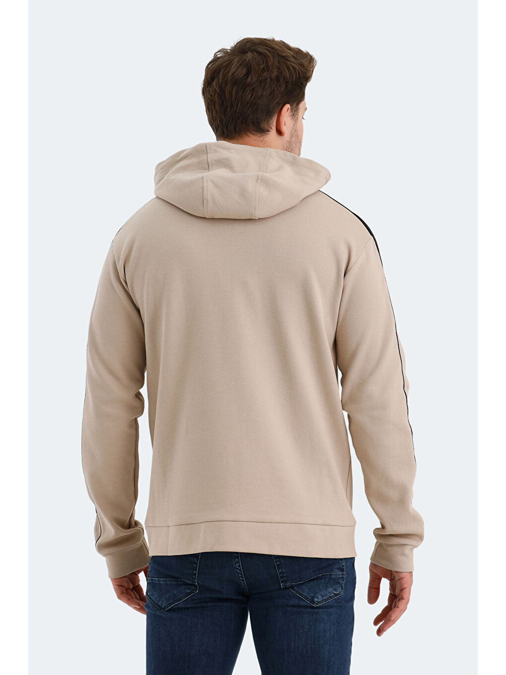 SLAZENGER VALERYA Erkek Sweatshirt Bej - 1