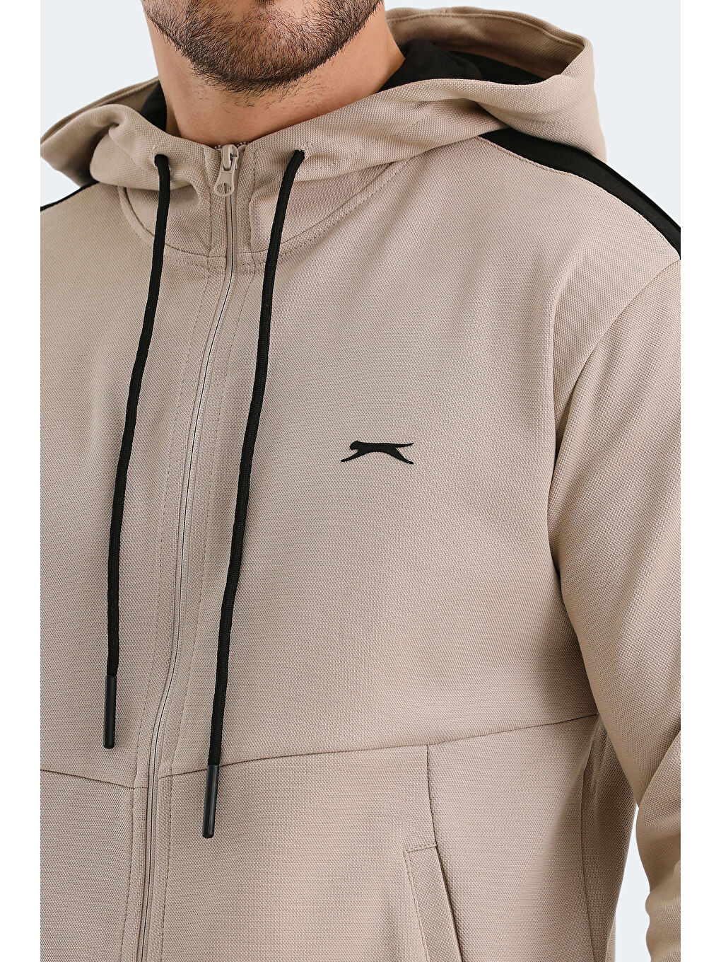 SLAZENGER VALERYA Erkek Sweatshirt Bej - 4