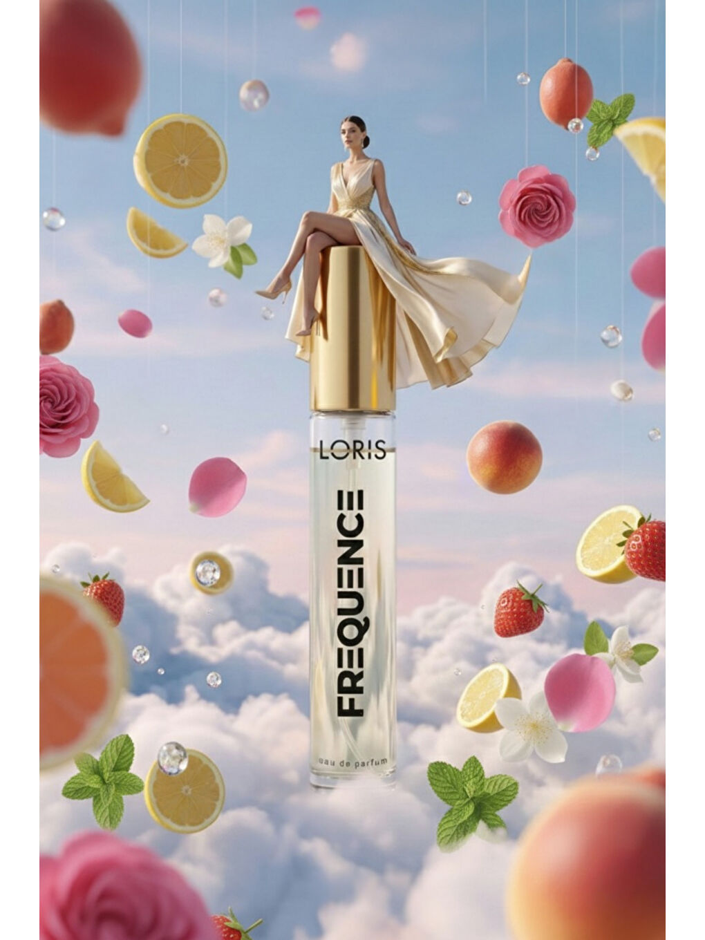 K-448 Frequence 10 ML Kadın Parfüm EDP-1