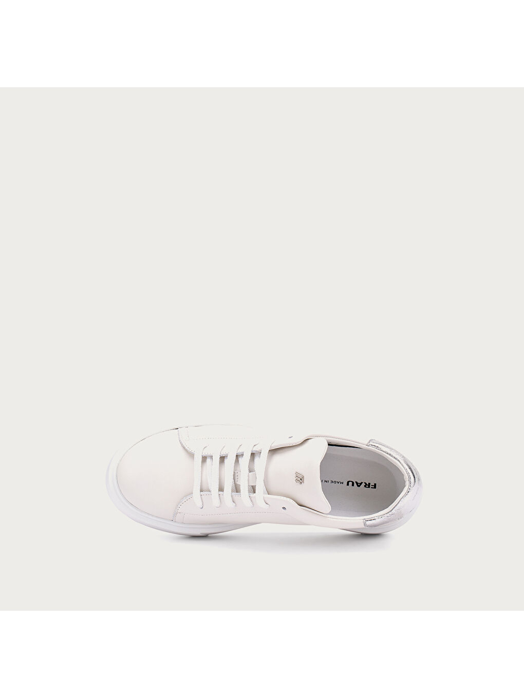 Beyaz Kadın 41K7 VELAfancy SNEAKERS WITH LAMINATED LEATHER DETAILS-3