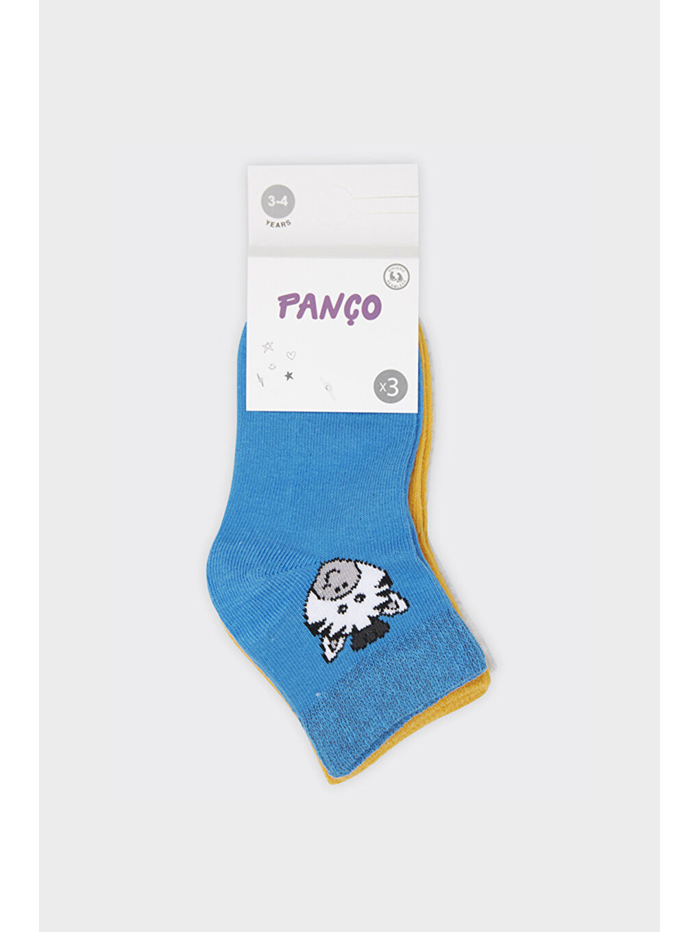 Karışık Erkek Çocuk Figürlü Patik Çorap-1